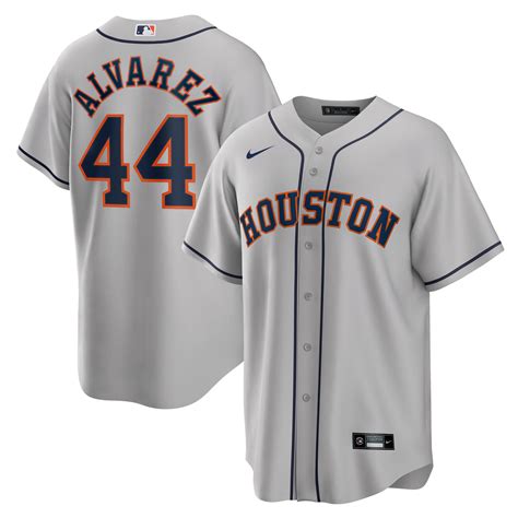 men's houston astros nike gray road replica team jersey|astros jerseys for sale.